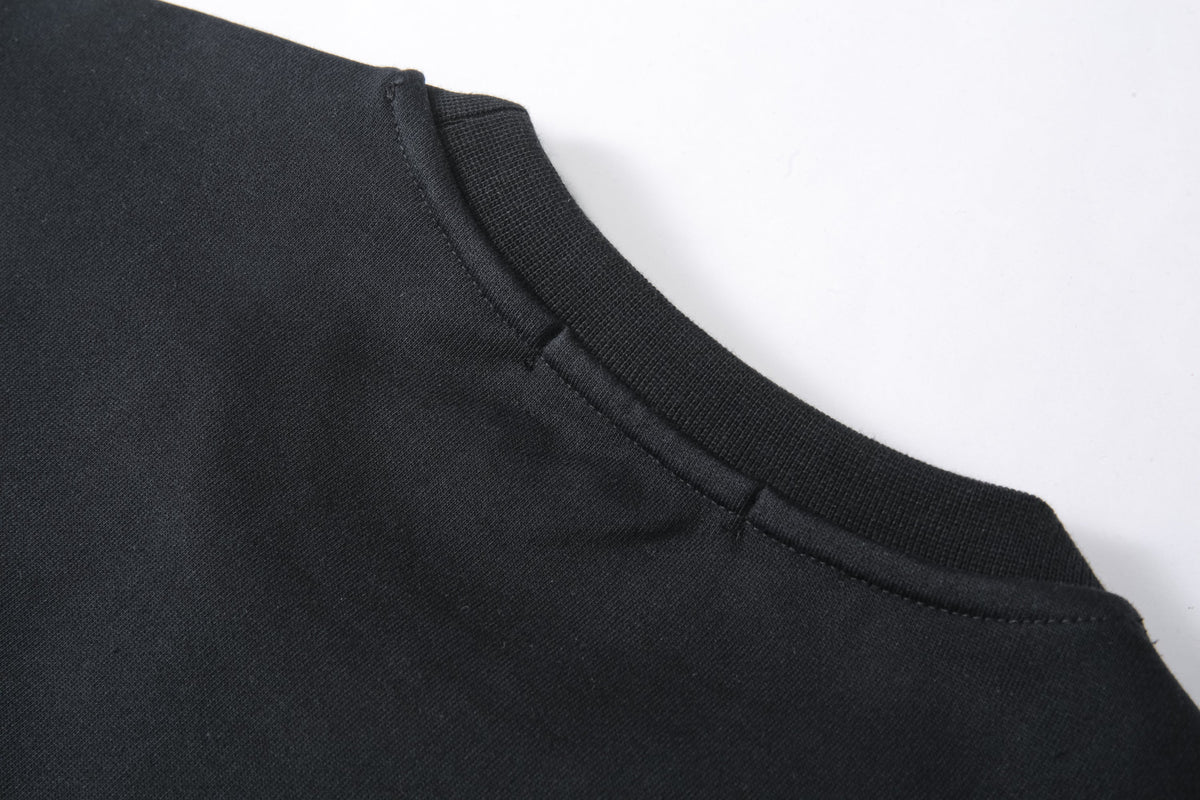 Buzo 568004 Negro Cuello Redondo Para Hombres