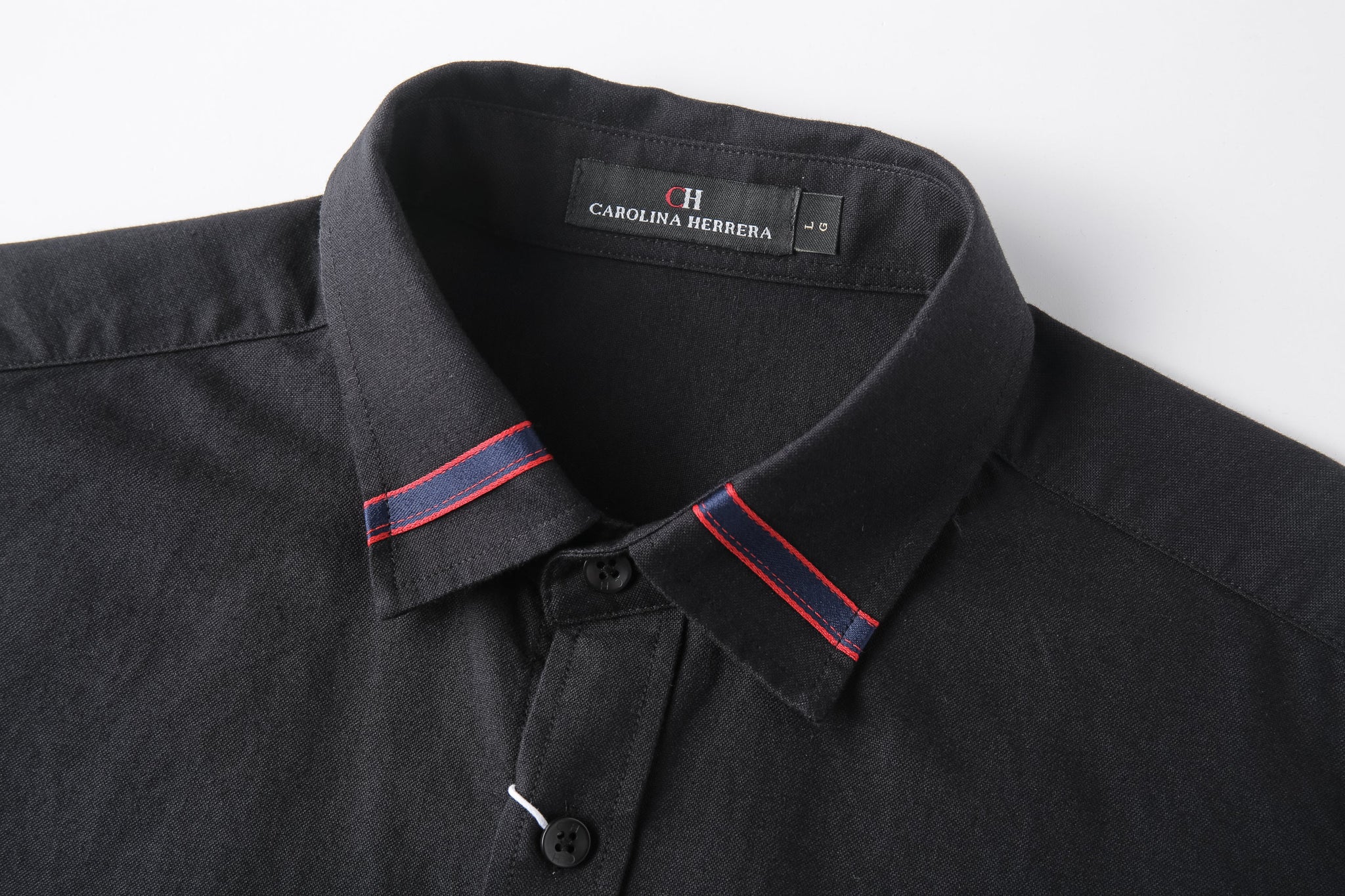 Camisa 50011 Negra Manga Larga para Hombre