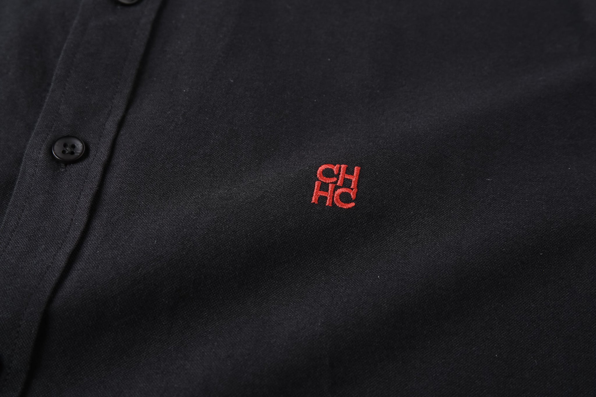 Camisa 50011 Negra Manga Larga para Hombre