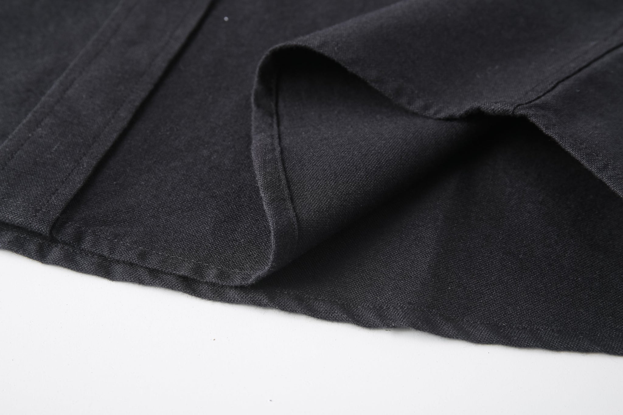 Camisa 50011 Negra Manga Larga para Hombre