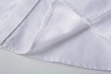 Camisa 50011 Blanca Manga Larga para Hombre
