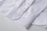 Camisa 50011 Blanca Manga Larga para Hombre