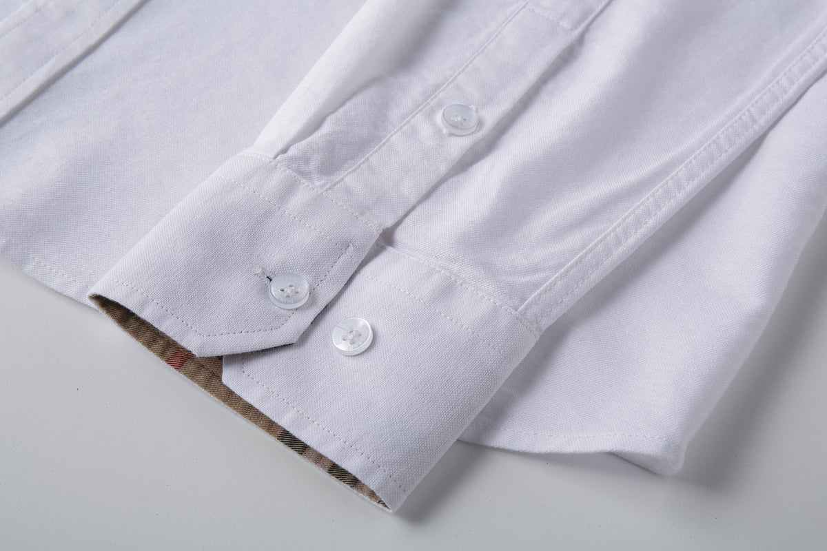 Camisa 50012 Blanca Manga Larga para Hombre