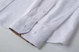 Camisa 50012 Blanca Manga Larga para Hombre