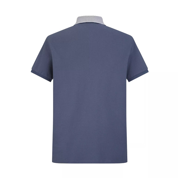 Camiseta 58176 Tipo Polo Azul Para hombre